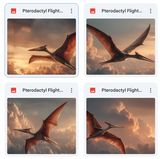 Pterodactyl Flight Background Bundle