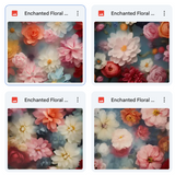 Magical Enchanted Florals Textures