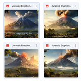 Jurassic Eruption Background Bundle
