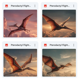 Pterodactyl Flight Background Bundle