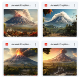 Jurassic Eruption Background Bundle