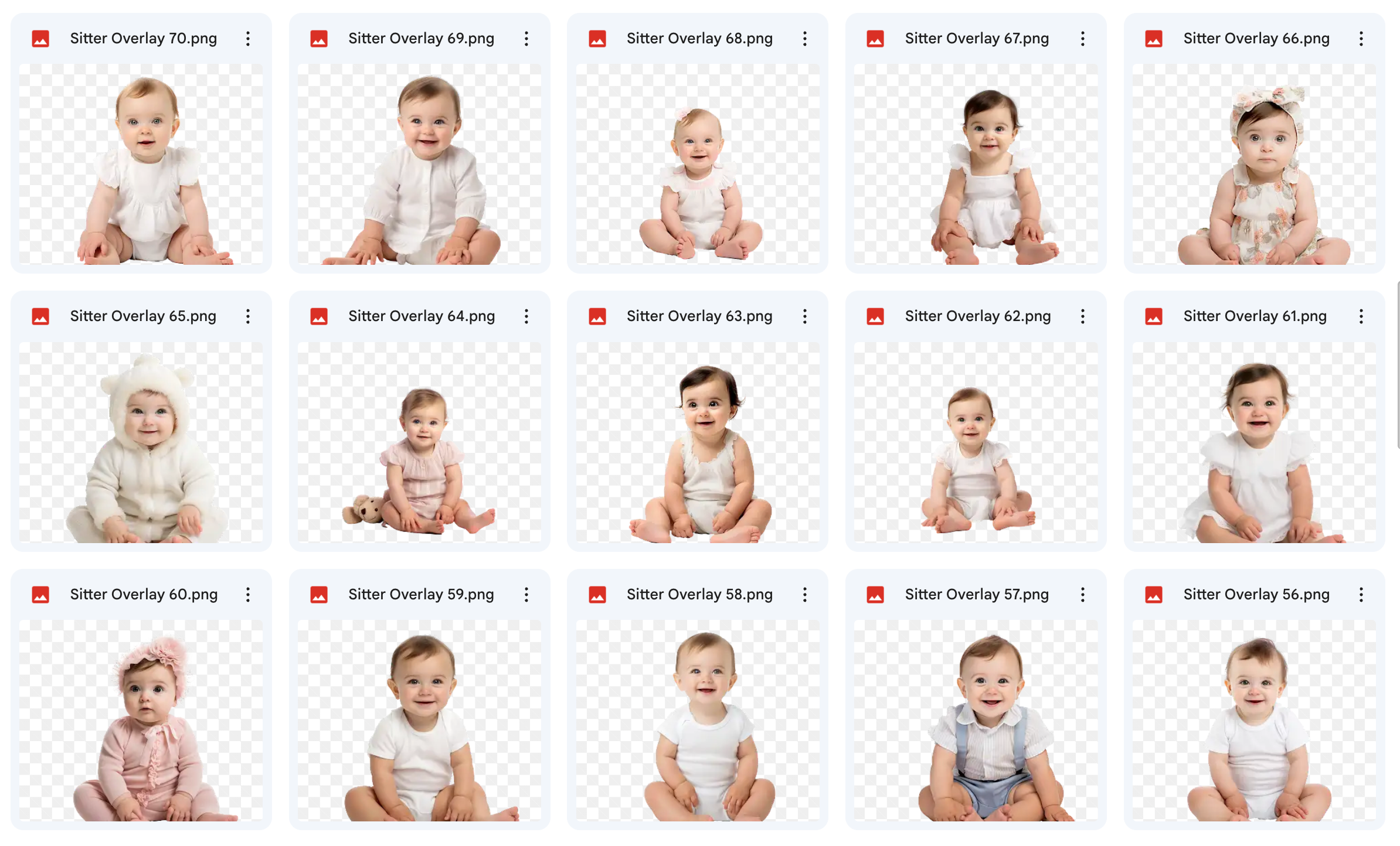 Super Sitters Asset Pack - Meg Bitton Productions