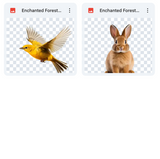 Magical Enchanted Forest Animal Overlays