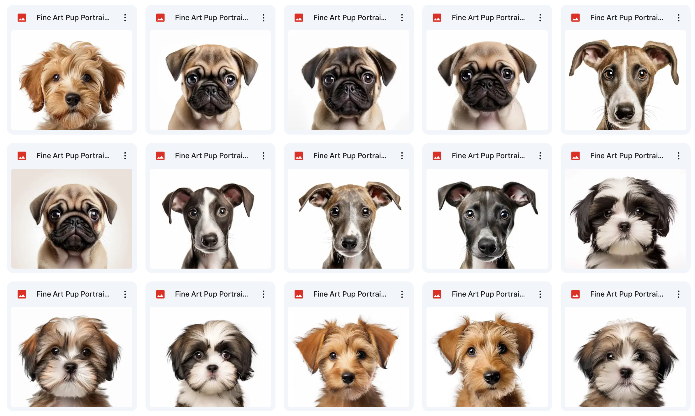 Fine Art Pup Portrait Asset Pack - Meg Bitton Productions