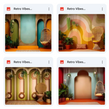 Retro Vibes Background Bundle
