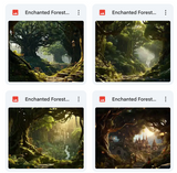 Ultimate Enchanted Forest Background Bundle
