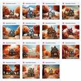 Claymation Kids Series: Autumn House Asset Pack