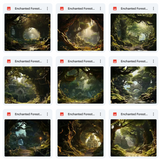 Ultimate Enchanted Forest Background Bundle