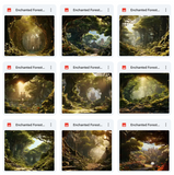Ultimate Enchanted Forest Background Bundle