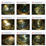 Ultimate Enchanted Forest Background Bundle