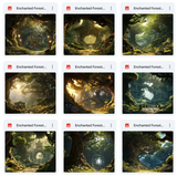 Ultimate Enchanted Forest Background Bundle