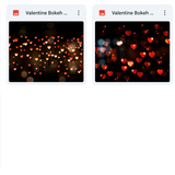 Magical Valentine Bokeh Overlays