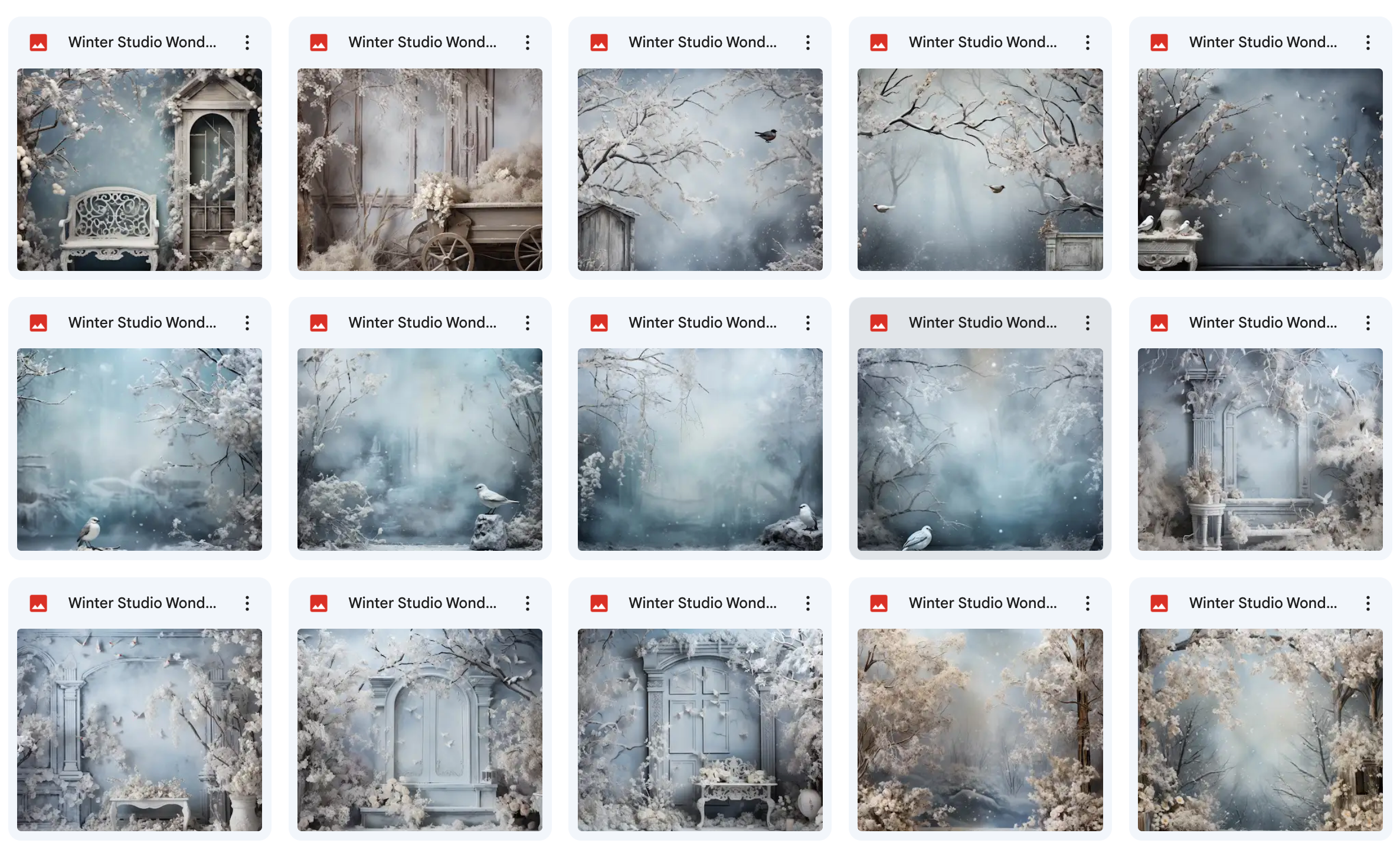 Ultimate Winter Studio Wonderland Background Bundle - Meg Bitton Productions