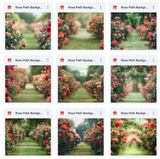 Ultimate Rose Path Background Bundle