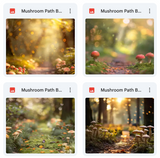 Ultimate Mushroom Path Background Bundle