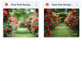 Ultimate Rose Path Background Bundle