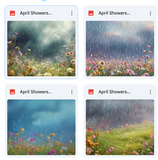 April Showers Background Bundle