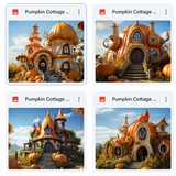 Pumpkin Cottage Background Bundle