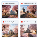 Easter Morning Service Background Bundle