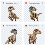 Magical Velociraptor Overlays