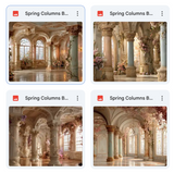 Spring Columns Background Bundle