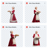 Magical Mrs Claus Model Overlays