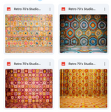 Retro 70's Studio Background Bundle