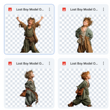 Magical Lost Boy Model Overlays