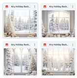Airy Holiday Background Bundle