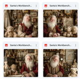 Santa's Workbench Background Bundle