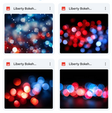 Magical Liberty Bokeh Overlays
