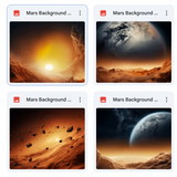 Mars Background Bundle