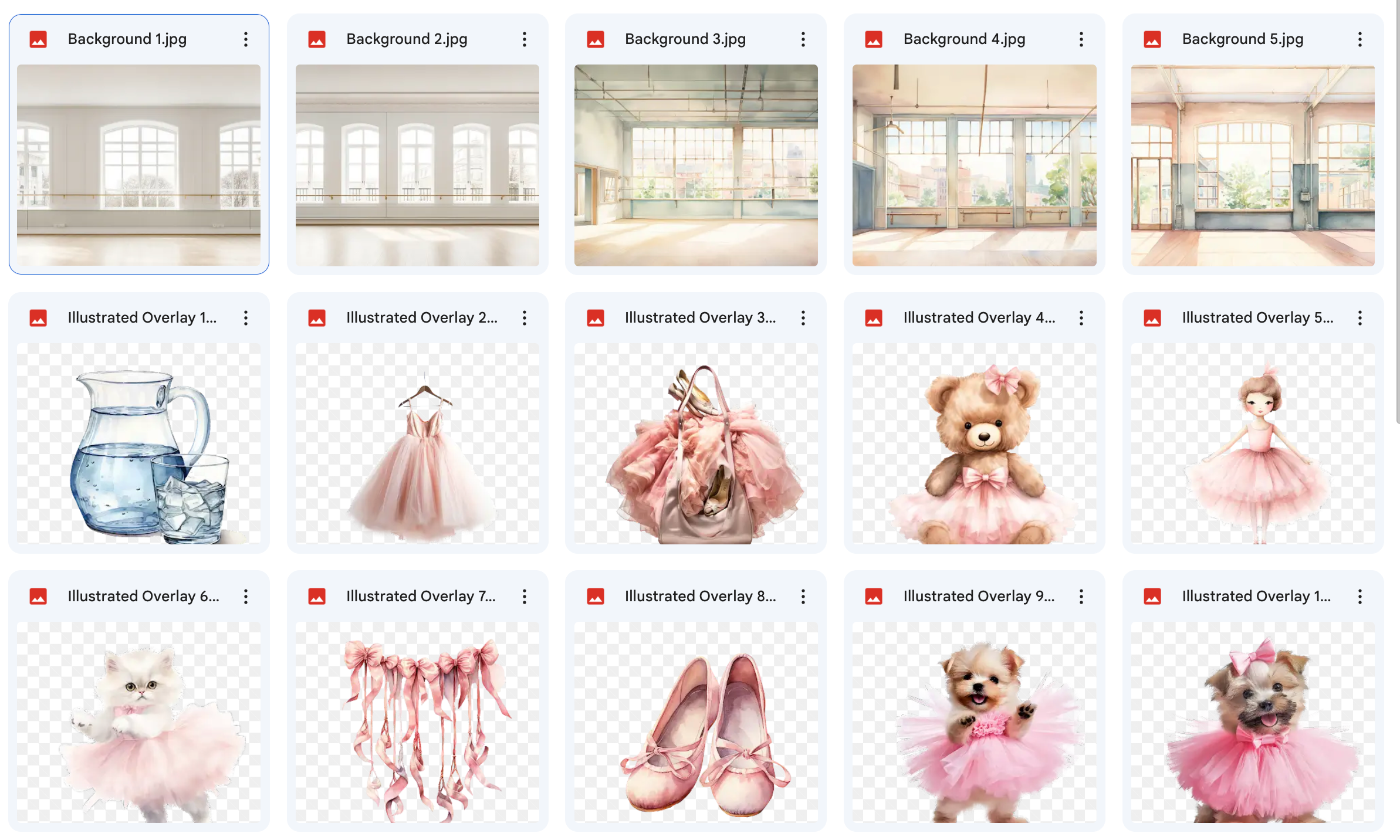 Illustrated Ballet Asset Pack - Meg Bitton Productions