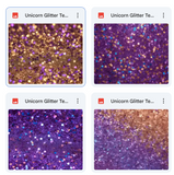 Magical Unicorn Glitter Textures