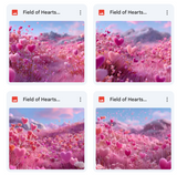 Field of Hearts Background Bundle
