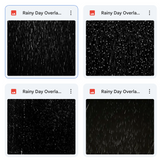 Magical Rainy Day Overlays