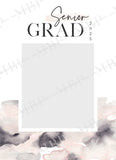 Sophisticated Watercolor Grad Template