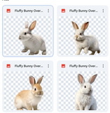 Magical Fluffy Bunny Overlays