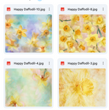 Magical Happy Daffodil Textures