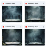 Cemetery Stage Background Bundle
