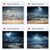 Space Frontier Background Bundle