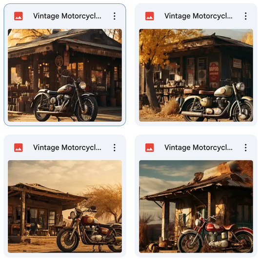 Vintage Motorcycle Background Bundle