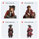 Magical Pirate Captain Model Overlays