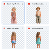 Magical Beach Day Model Overlays