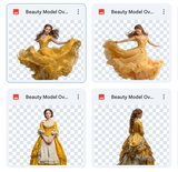 Magical Beauty Model Overlays