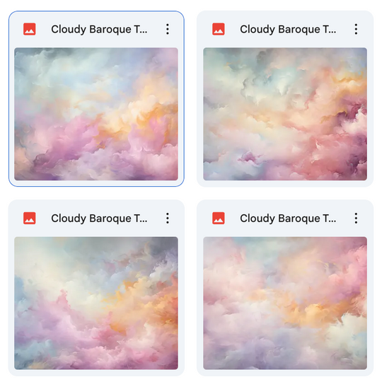 Magical Cloudy Baroque Textures