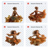 Magical Autumn Dancer Model Overlays