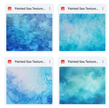 Magical Painted Sea Textures