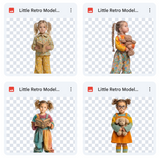 Magical Little Retro Model Overlays