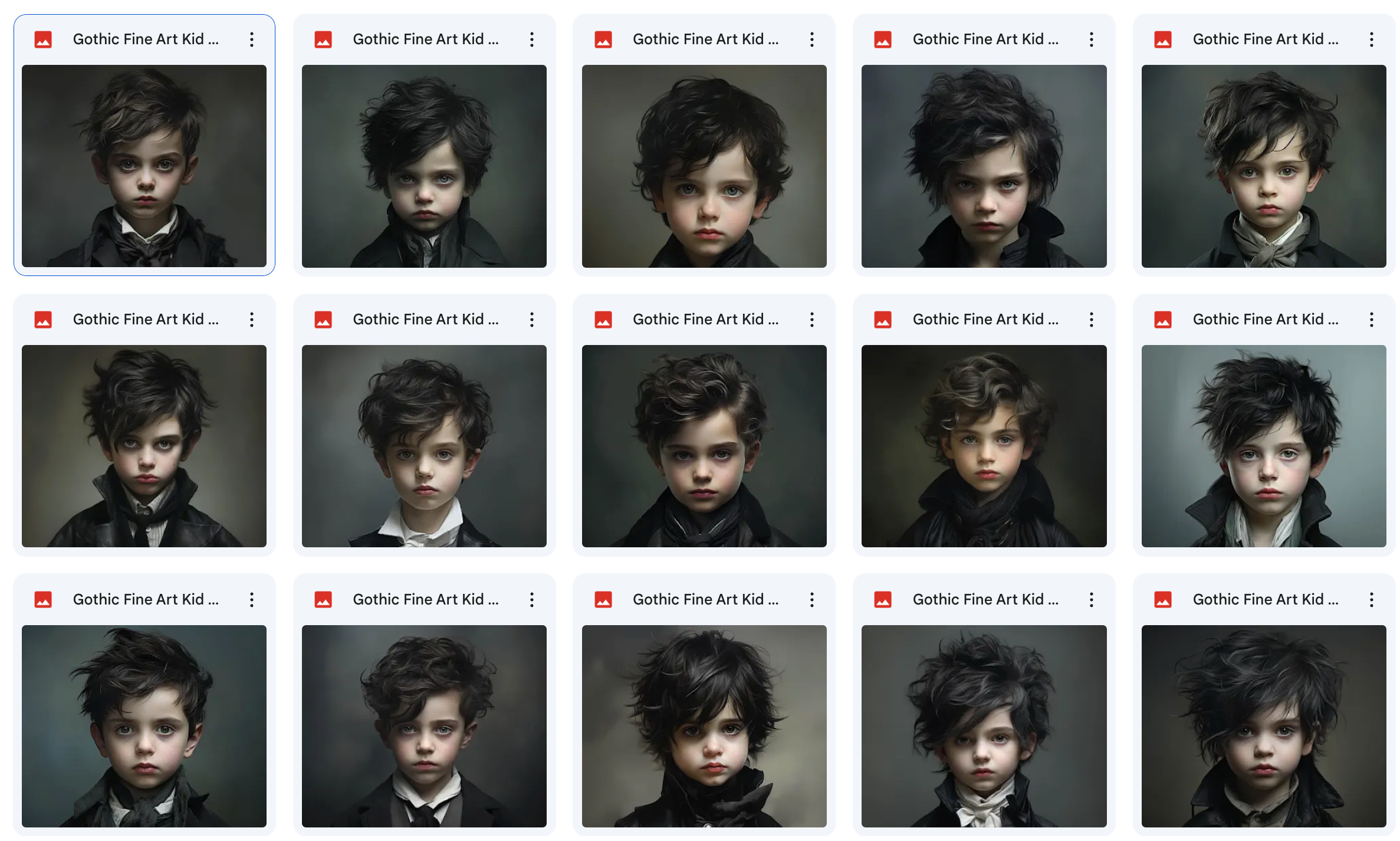 Gothic Fine Art Kids Asset Pack - Meg Bitton Productions